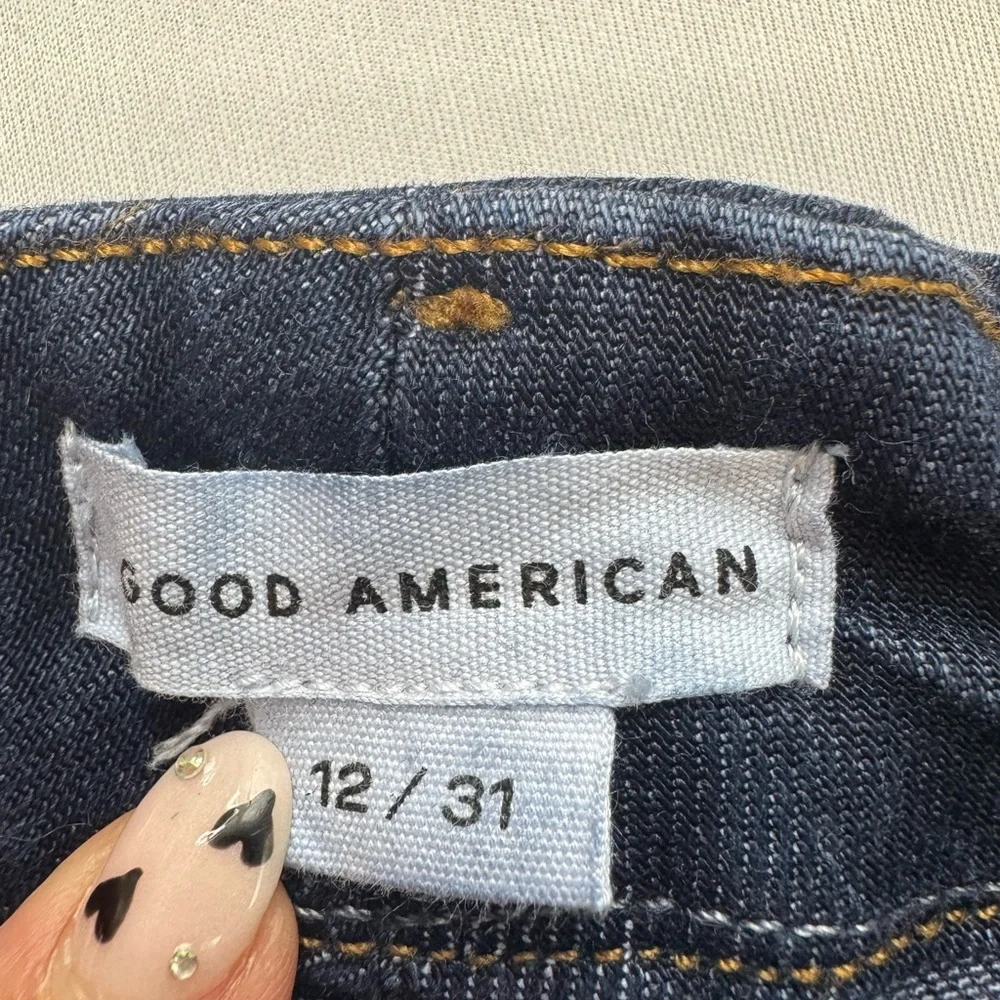 GOOD AMERICAN
Soft Tech Good Curve Straight Jeans Size 12/31 - Picture 3 of 6